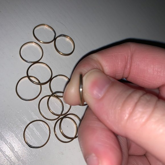 3/4 1.3mm Gold Filled Plain Band Ring - Picture 4 of 6